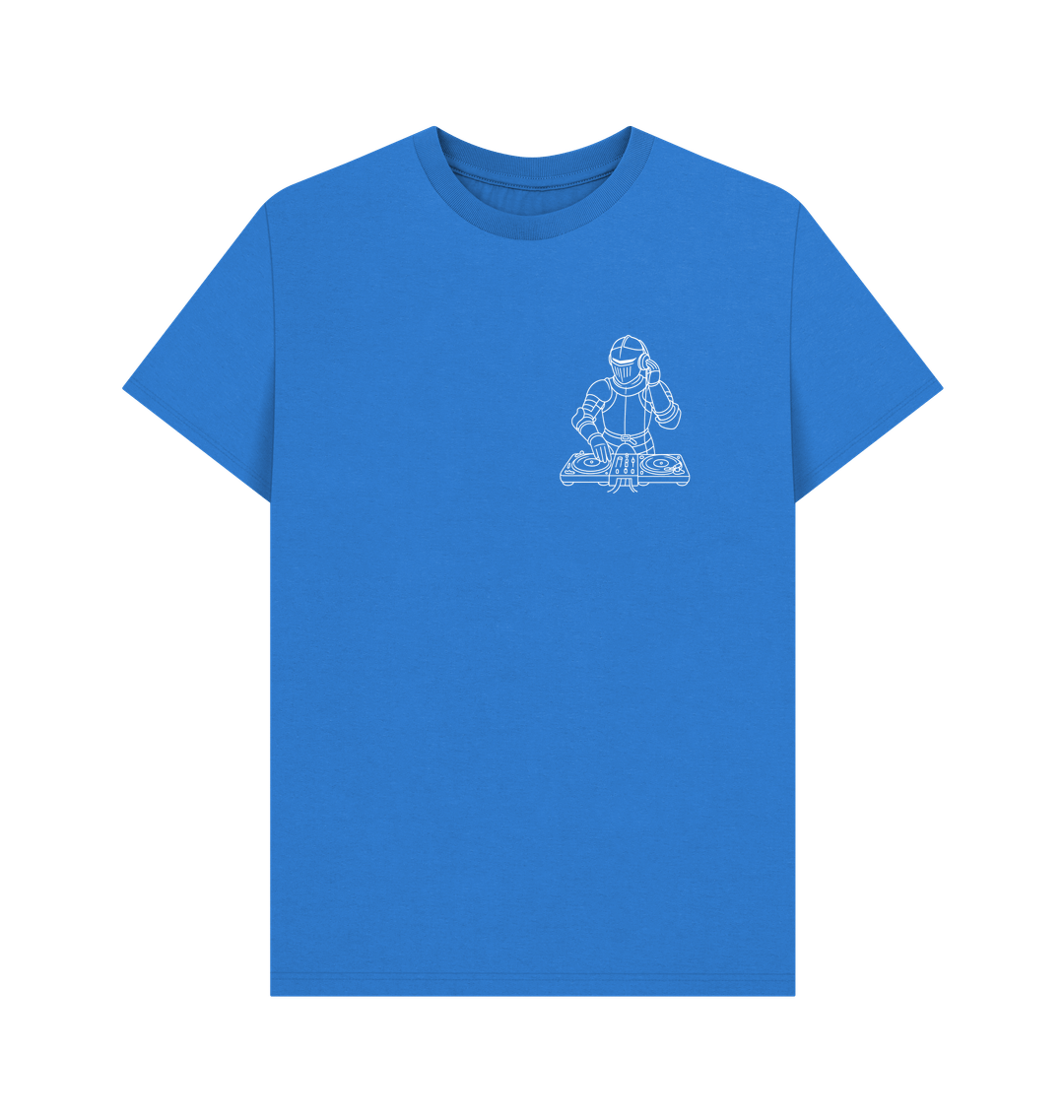 Bright Blue Printed T-shirt