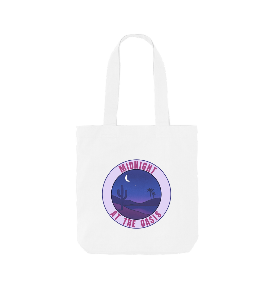 White Printed Bag