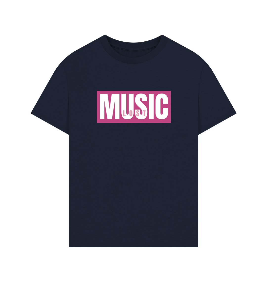 Navy Printed T-shirt