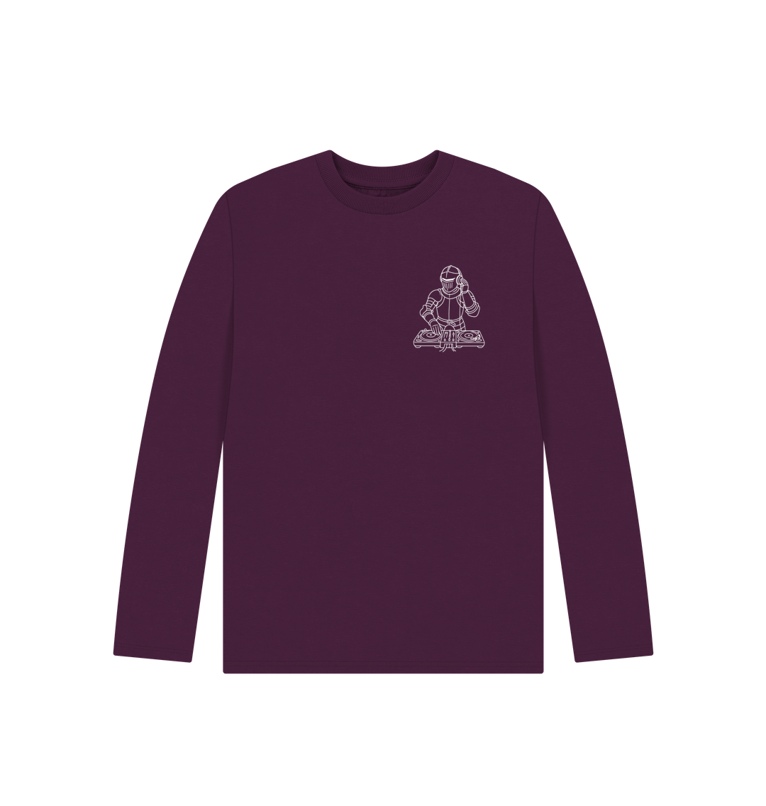 Purple Printed Kids T-Shirt