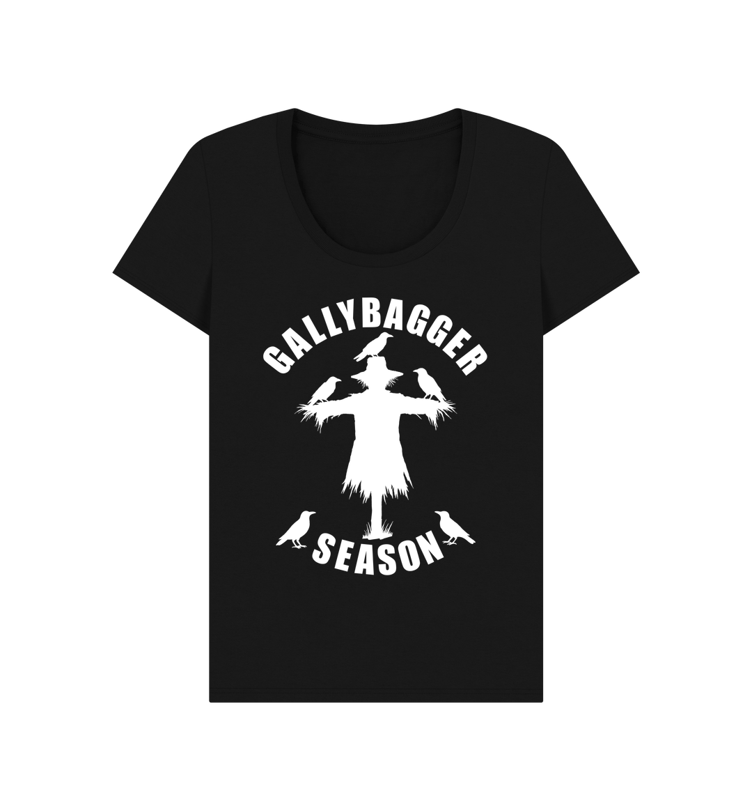 Black Printed T-shirt Front