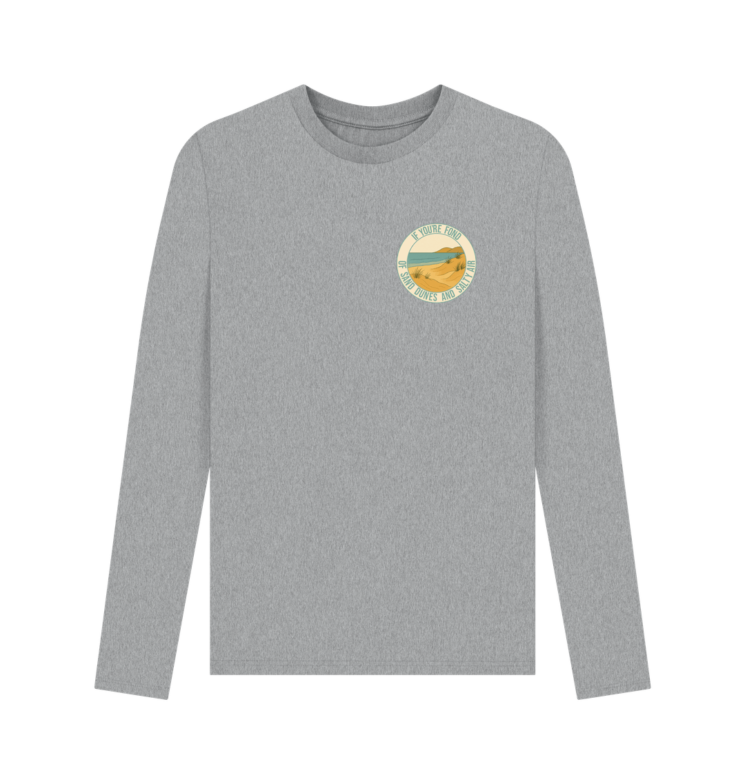 Athletic Grey Printed Long Sleeve T Shirt