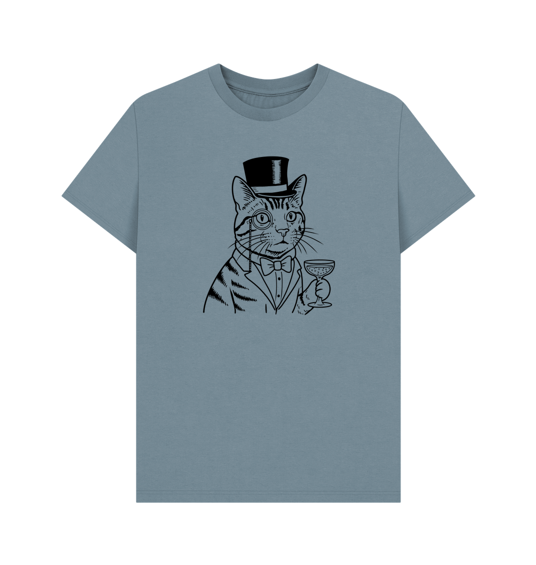 Stone Blue Printed T-shirt