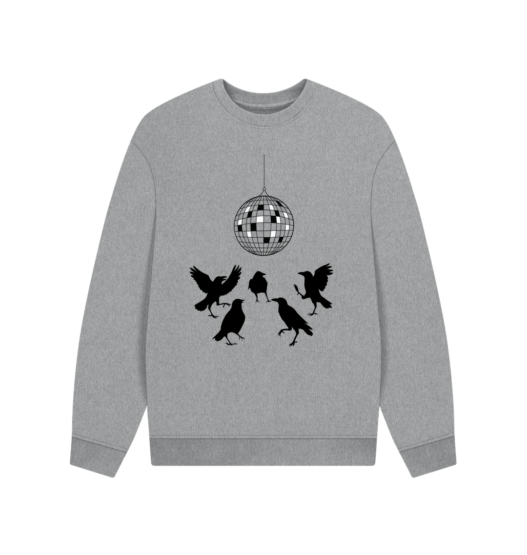Athletic Grey Printed Sweater