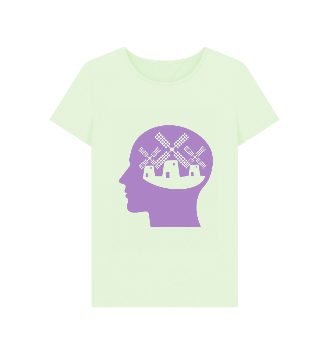 Pastel Green Printed T-shirt
