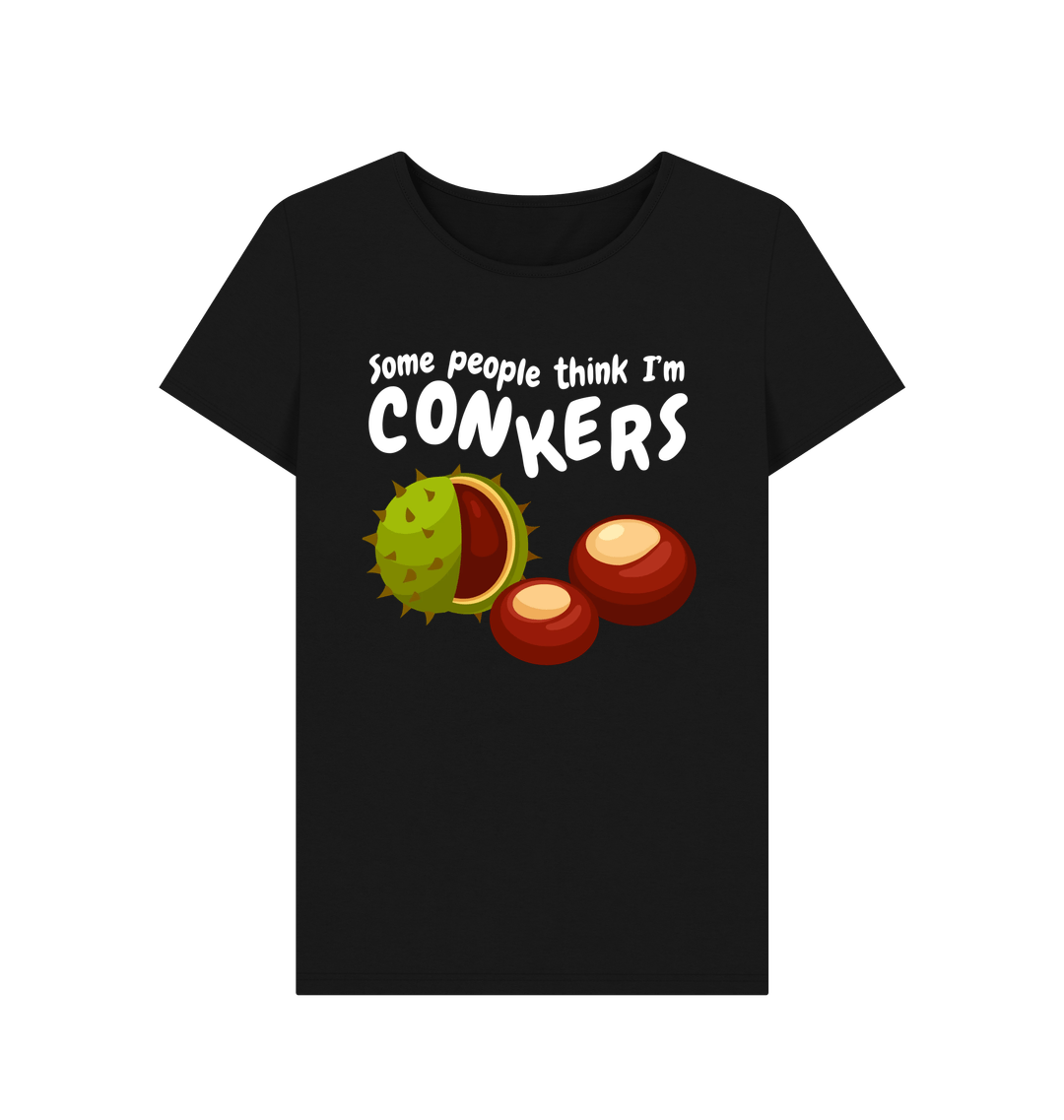 Black Printed T-shirt Front