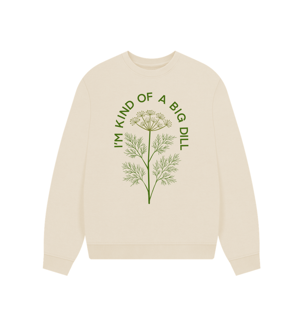 Oat Printed Sweater Front