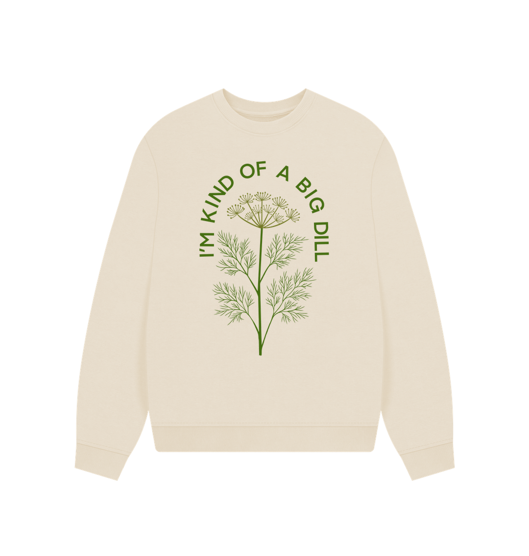 Oat Printed Sweater Front