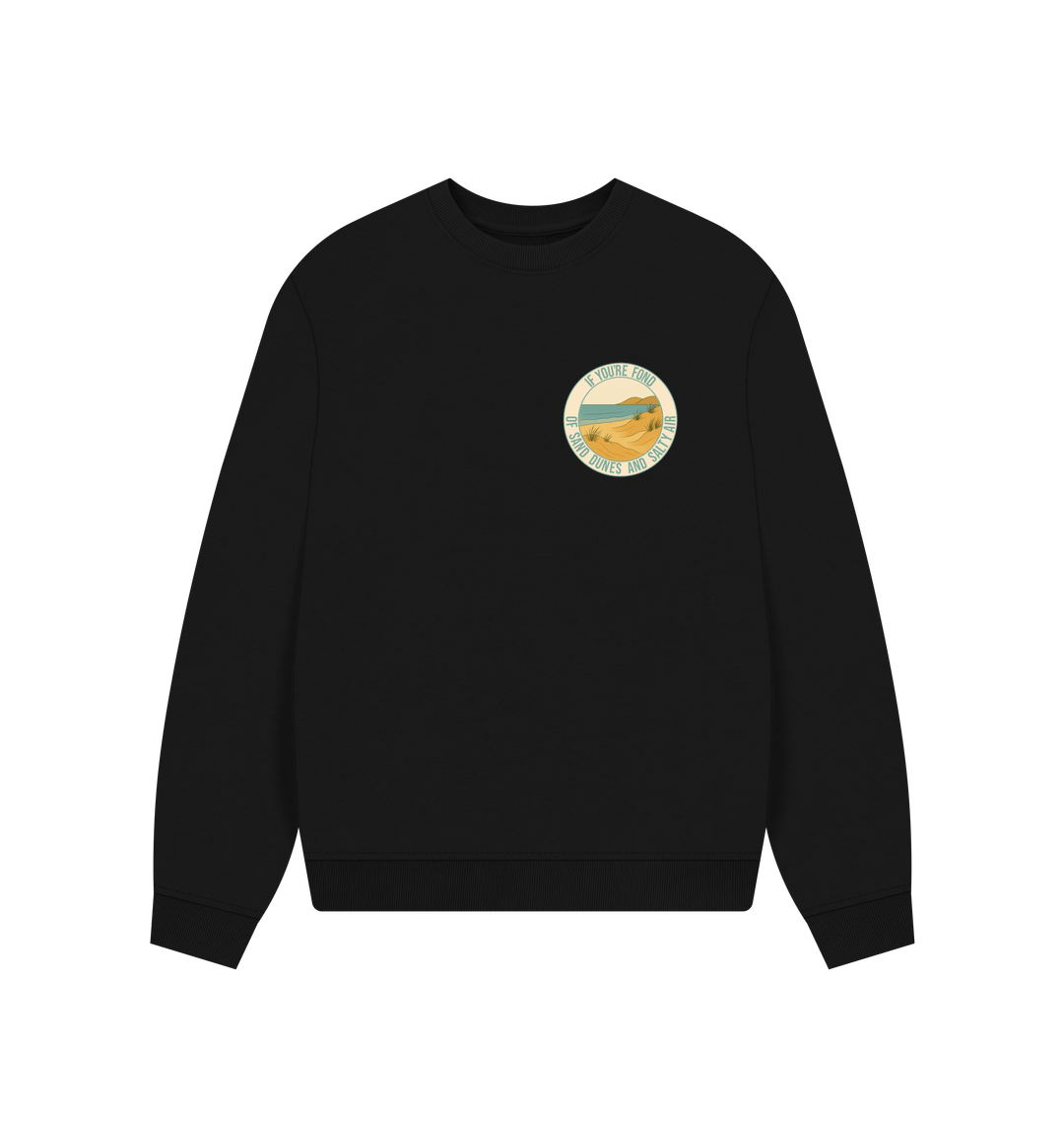 Black Printed Sweater