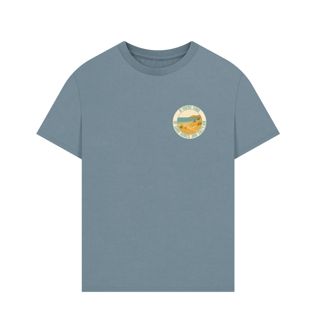 Stone Blue Printed T-shirt