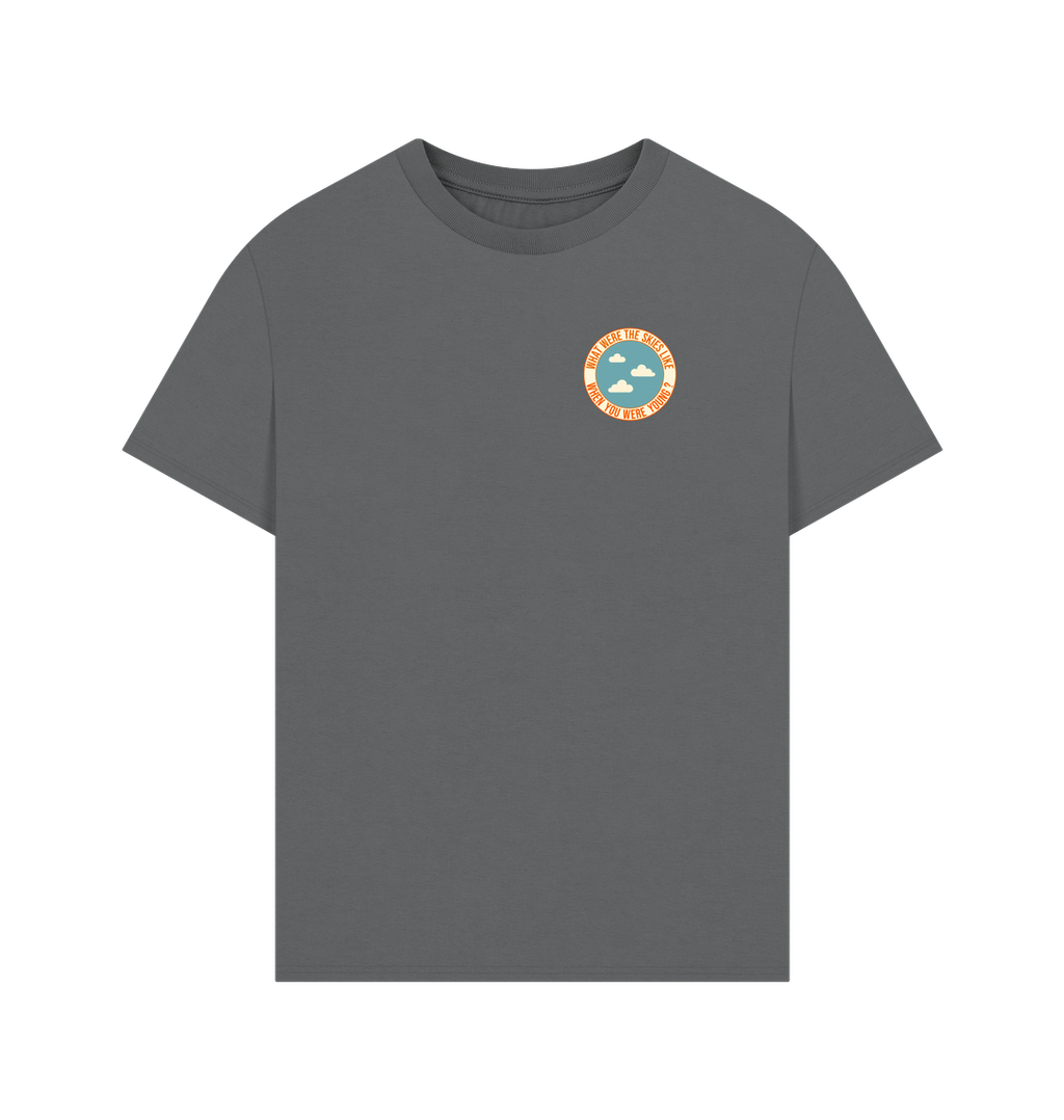 Slate Grey Printed T-shirt