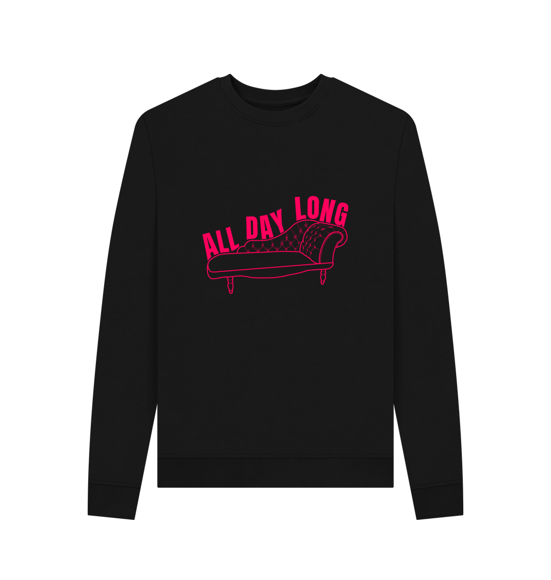 Black Printed Sweater