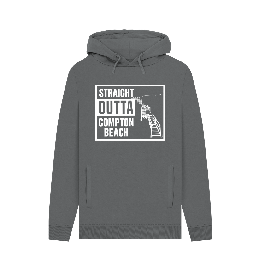 Slate Grey Printed Hoody