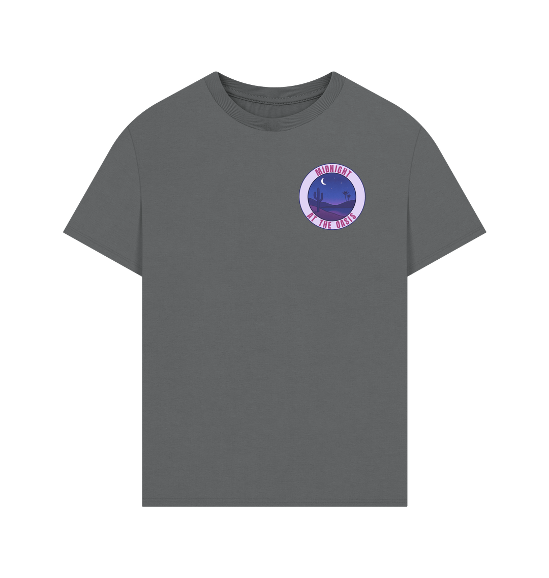 Slate Grey Printed T-shirt