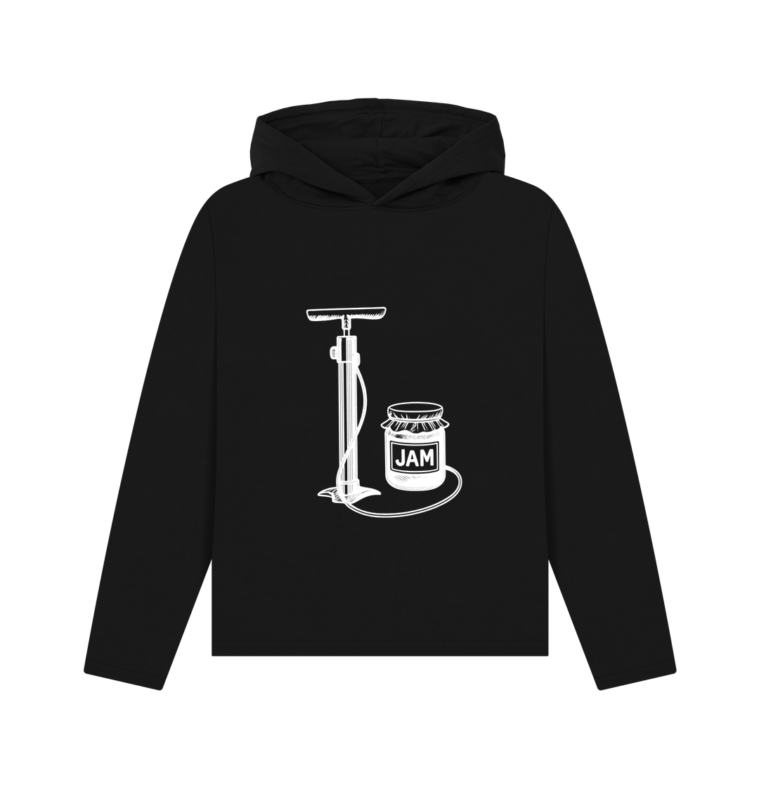 Black Printed Hoody