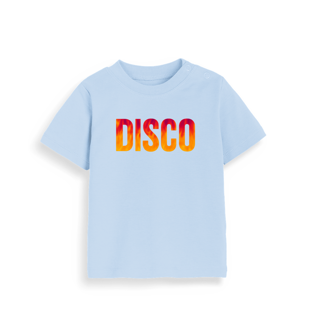 Dusty Blue Printed Kids T-Shirt