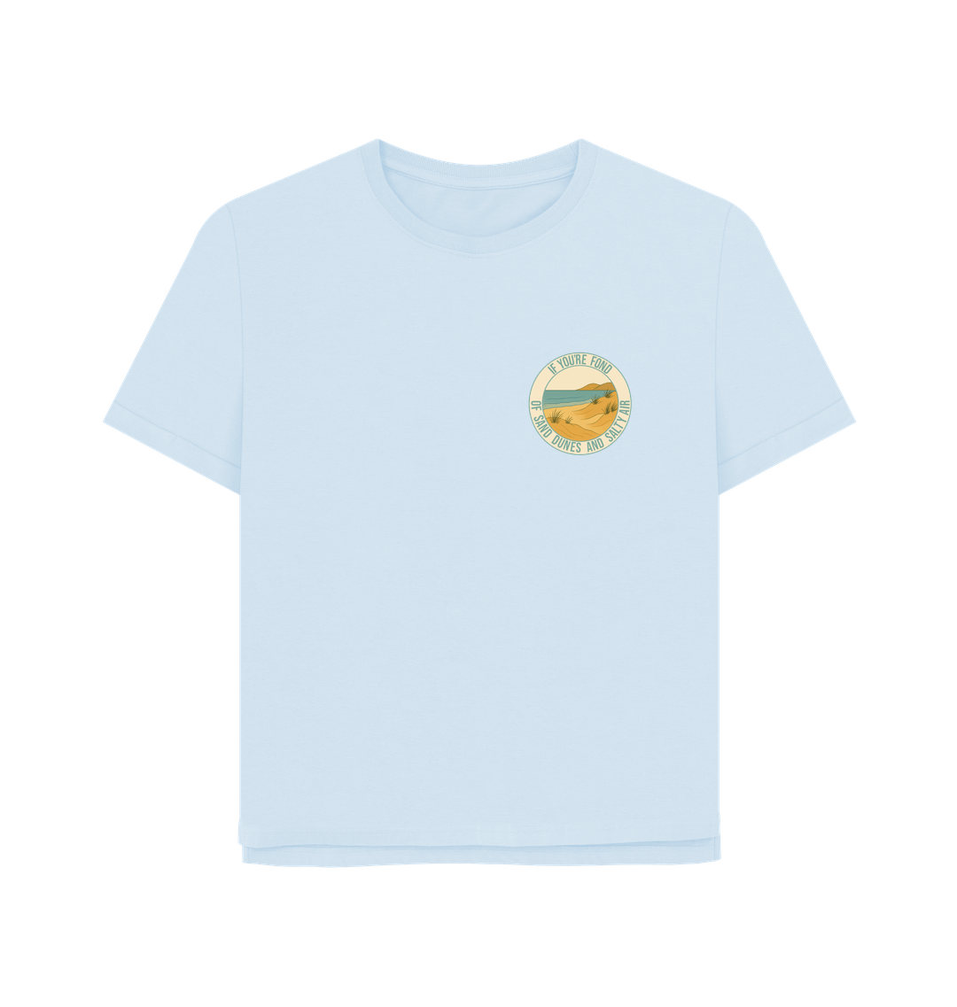 Sky Blue Printed T-shirt