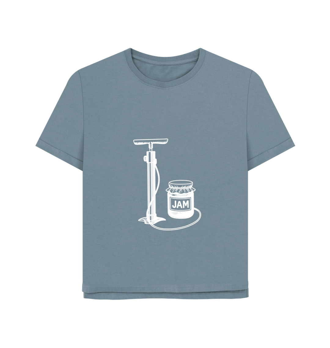 Stone Blue Printed T-shirt