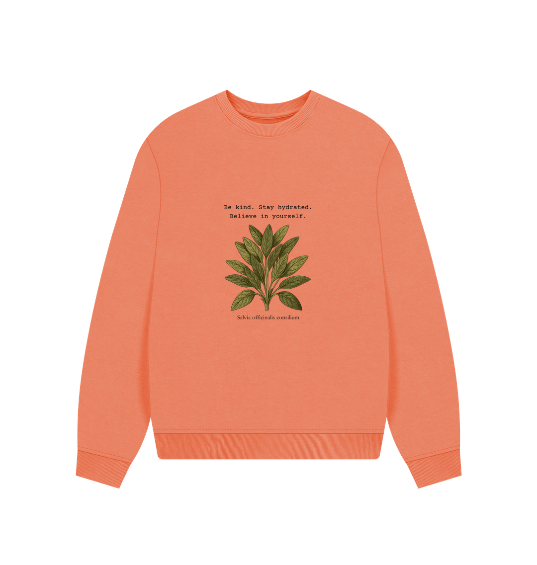 Apricot Printed Sweater