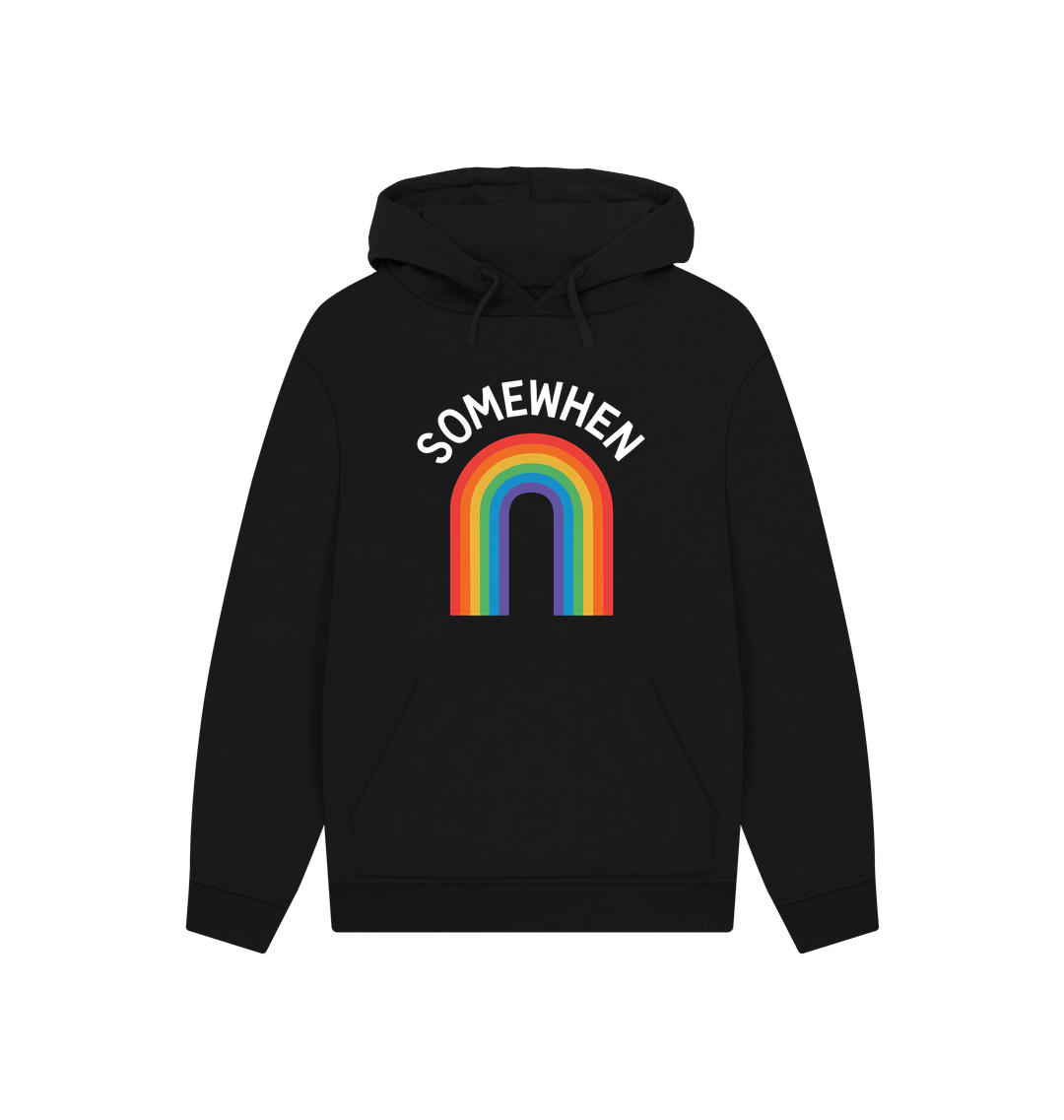 Black Printed Hoody