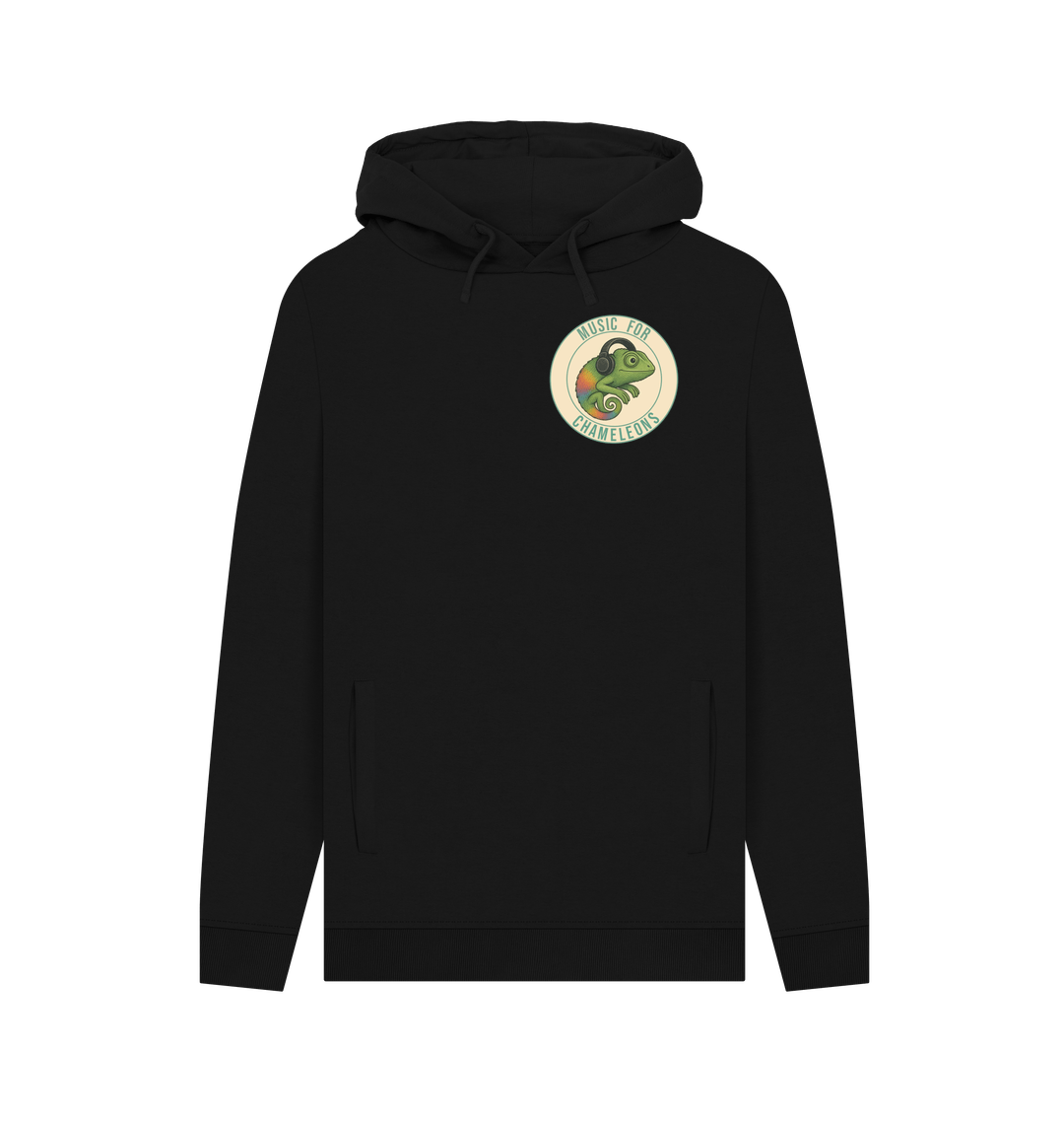 Black Printed Hoody
