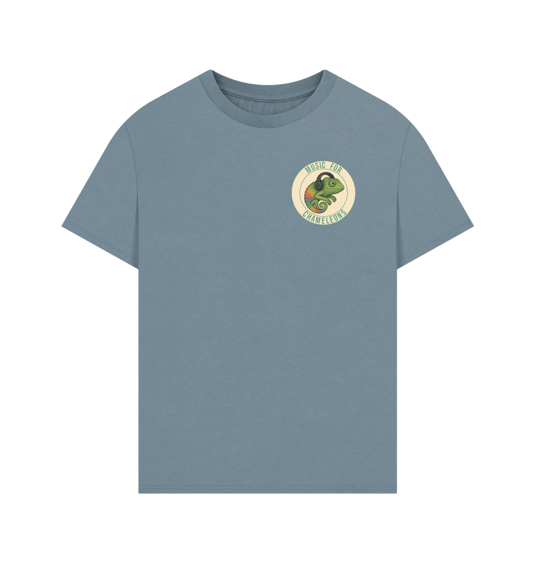 Stone Blue Printed T-shirt