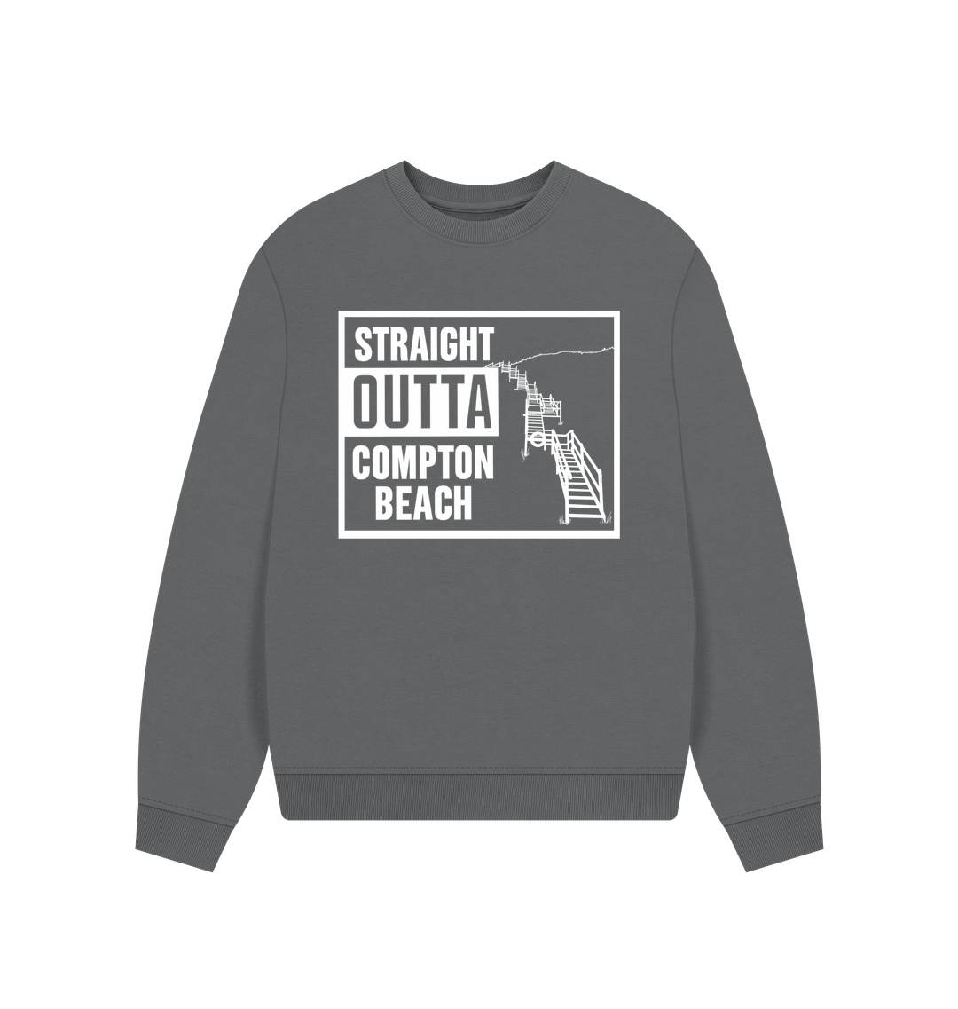 Slate Grey Printed Sweater