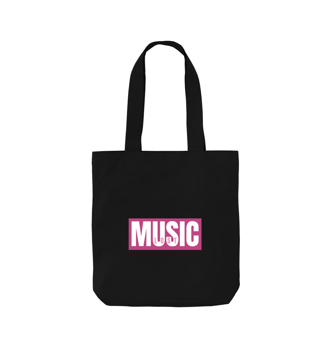 Black Printed Bag