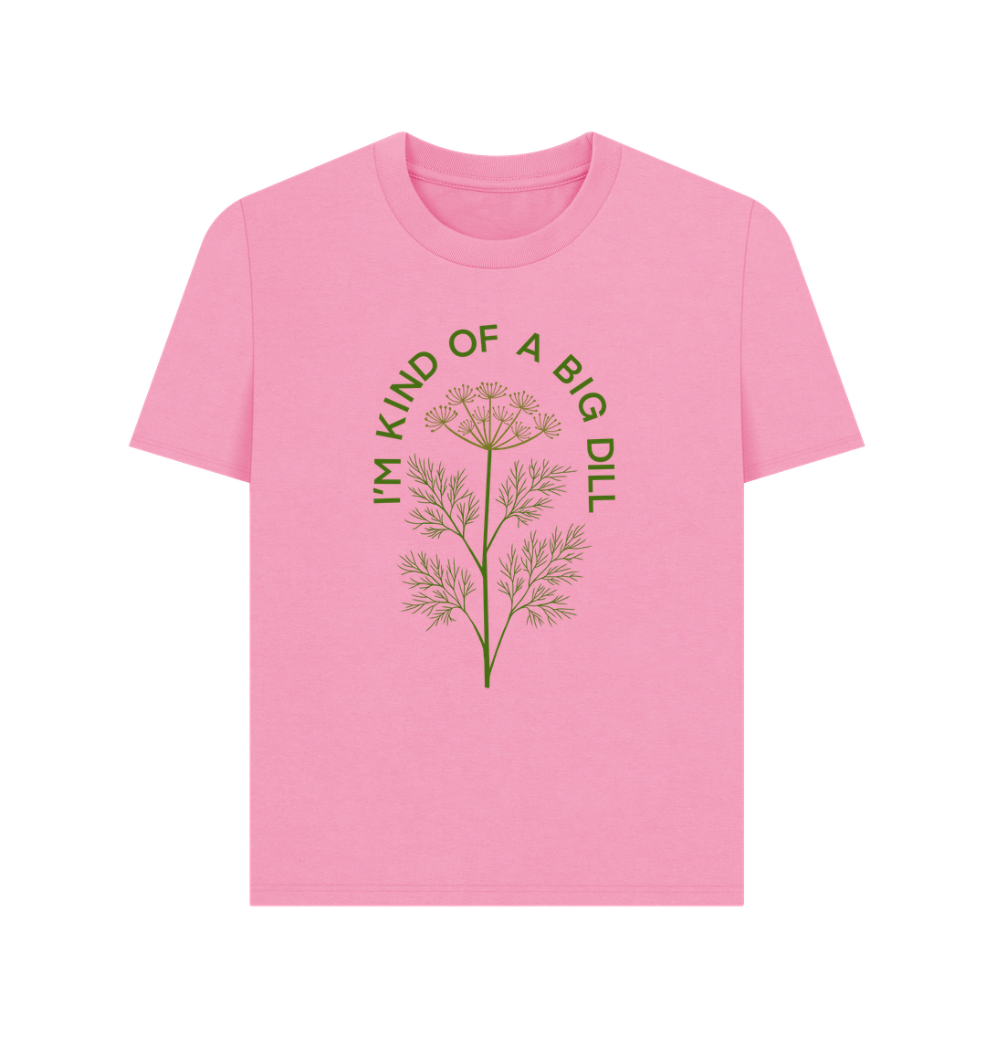 Rose Pink Printed T-shirt Front