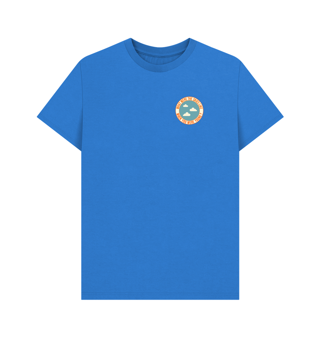 Bright Blue Printed T-shirt