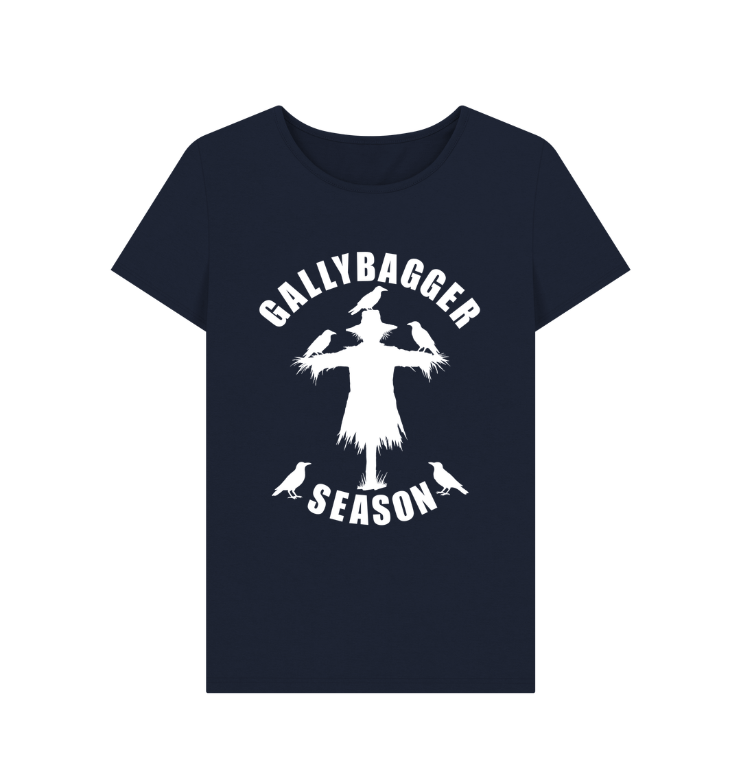 Navy Blue Printed T-shirt Front
