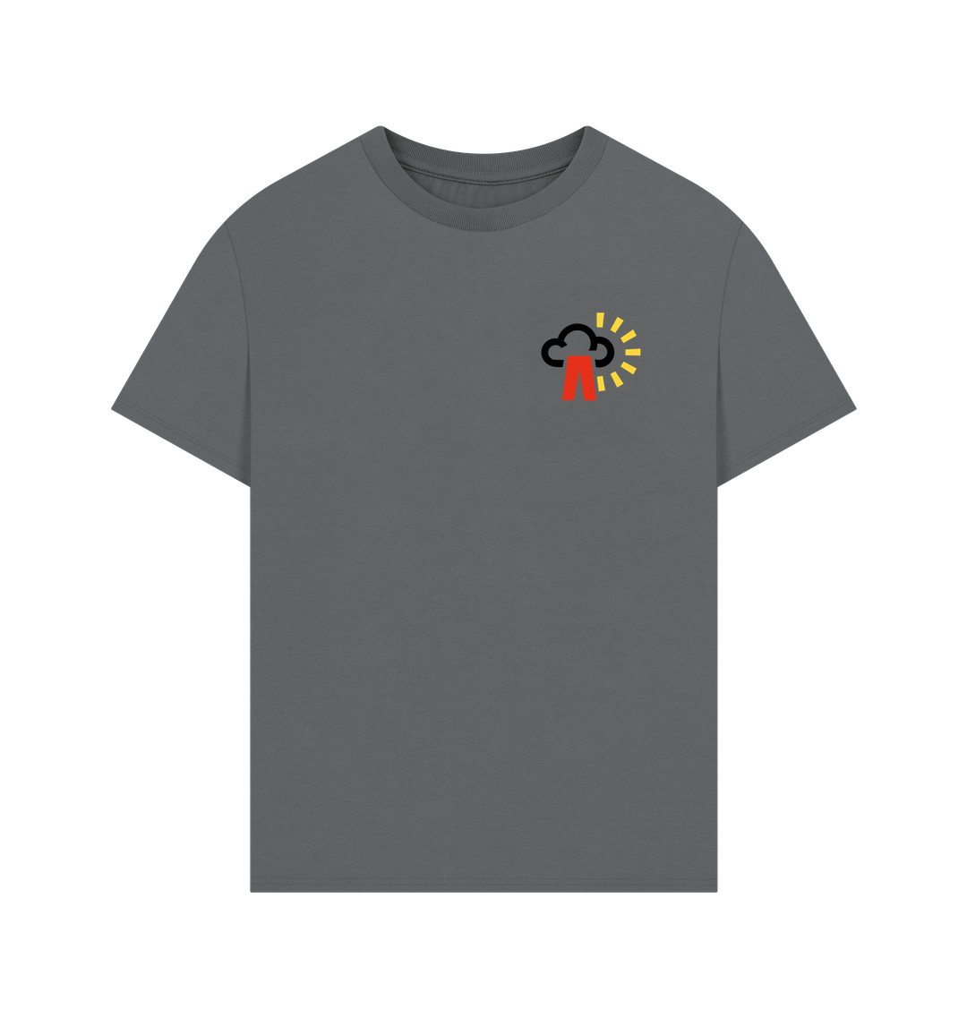 Slate Grey Printed T-shirt