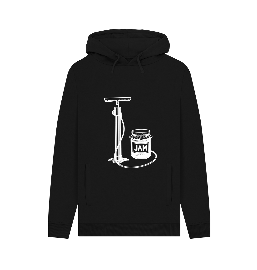 Black Printed Hoody