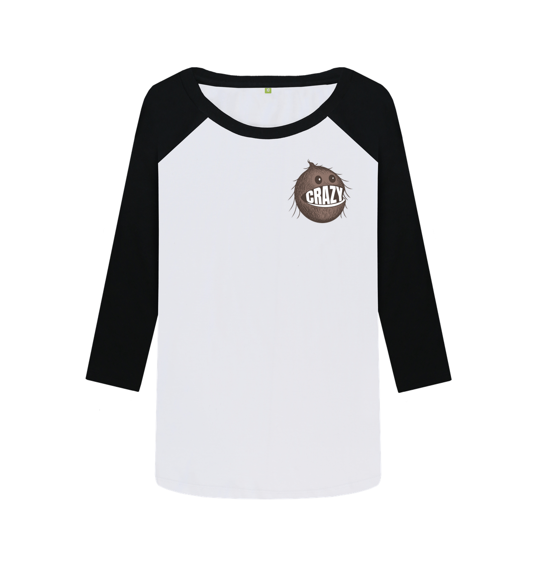 Black-White Printed Baseball T-shirt