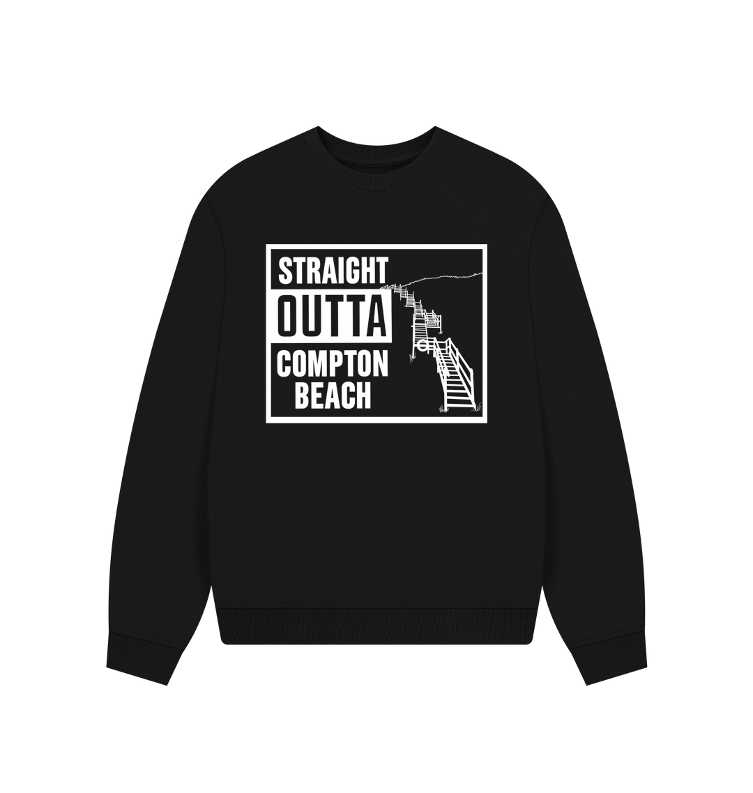 Black Printed Sweater