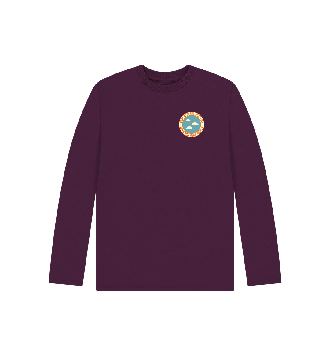 Purple Printed Kids T-Shirt