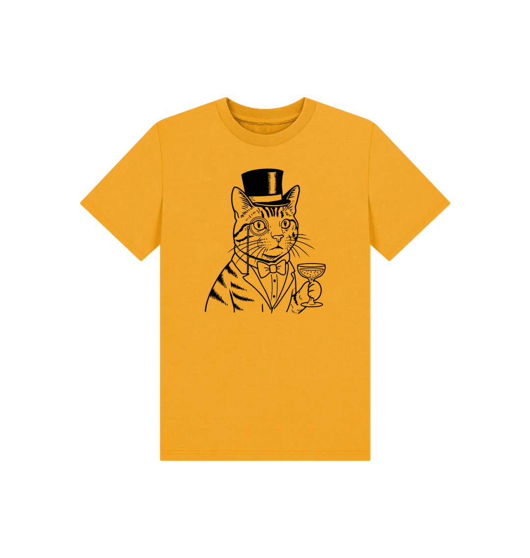 Mustard Printed Kids T-Shirt
