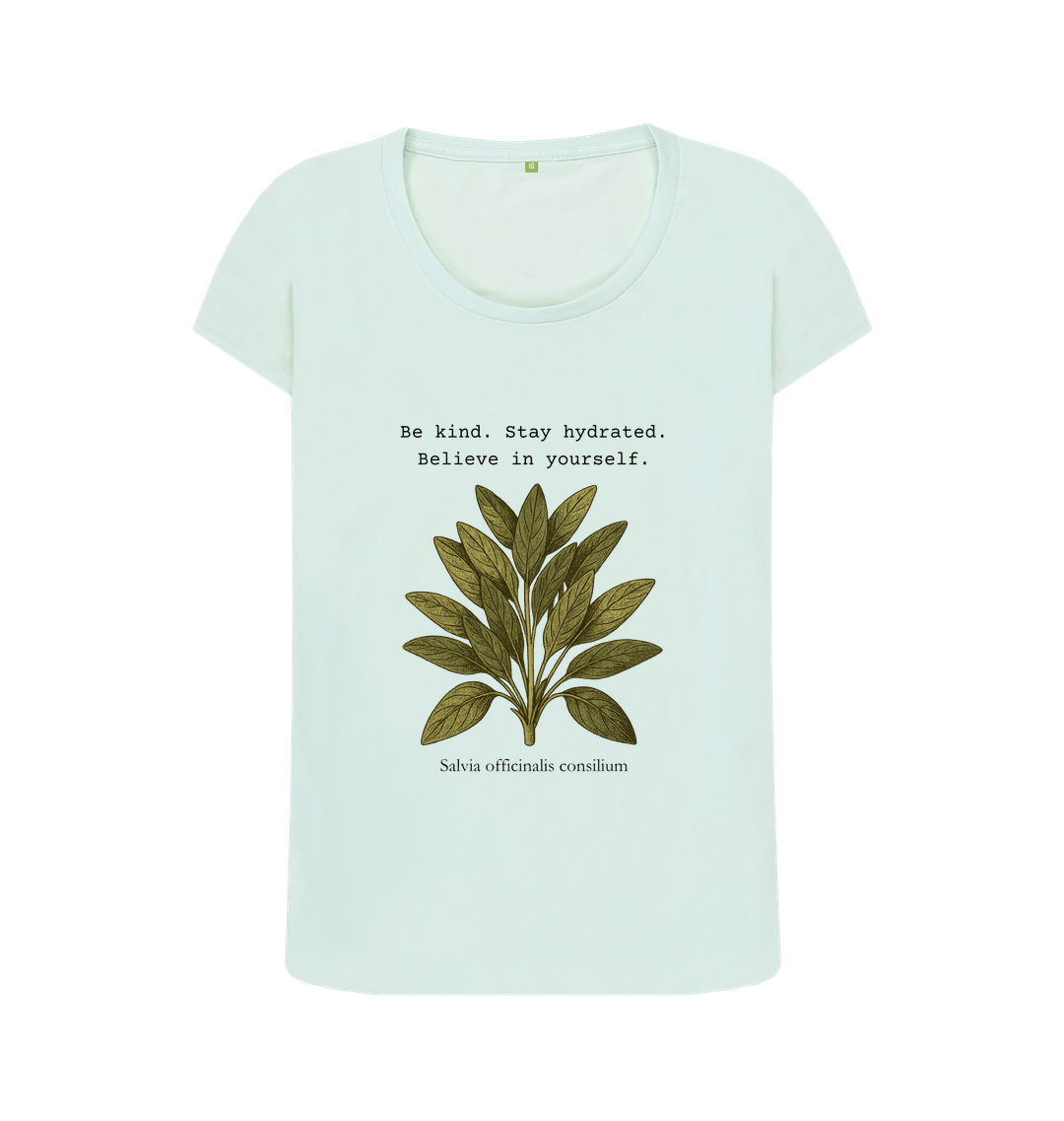 Baby Blue Printed T-shirt