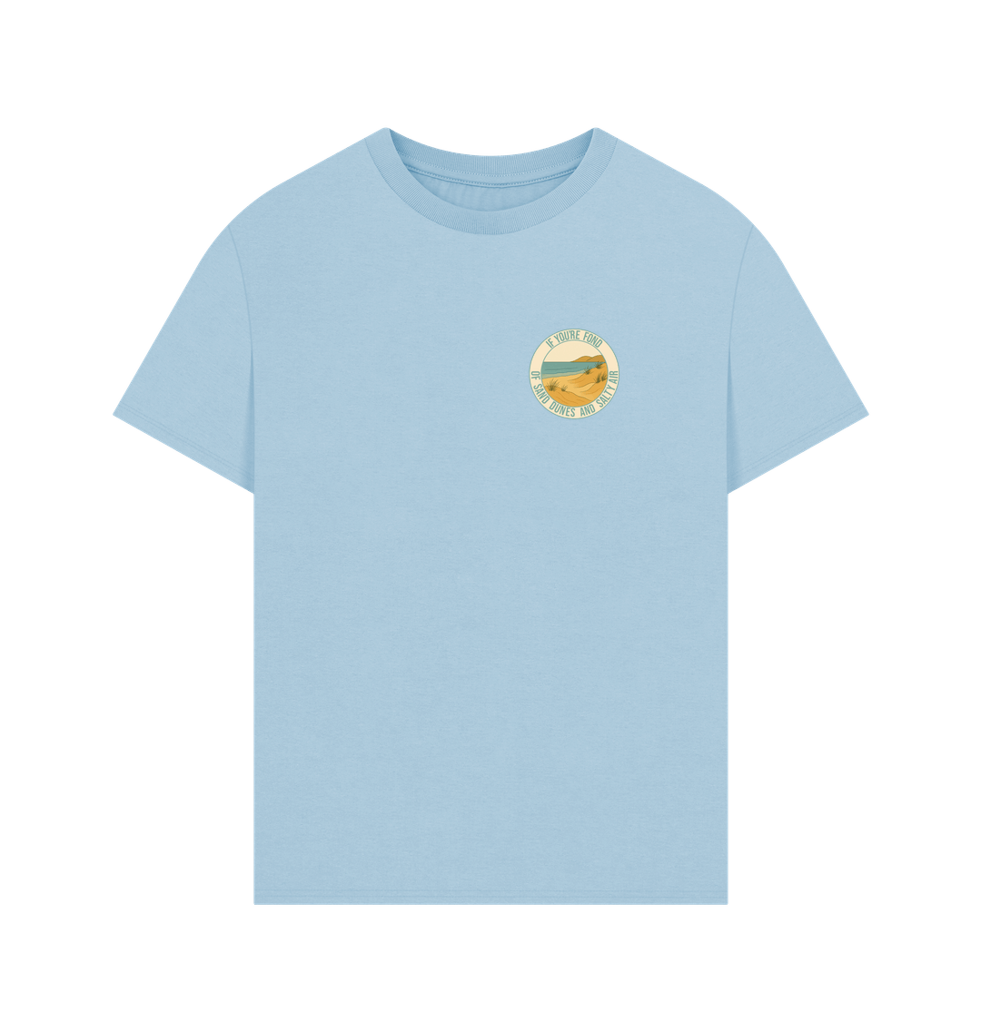 Milky Blue Printed T-shirt