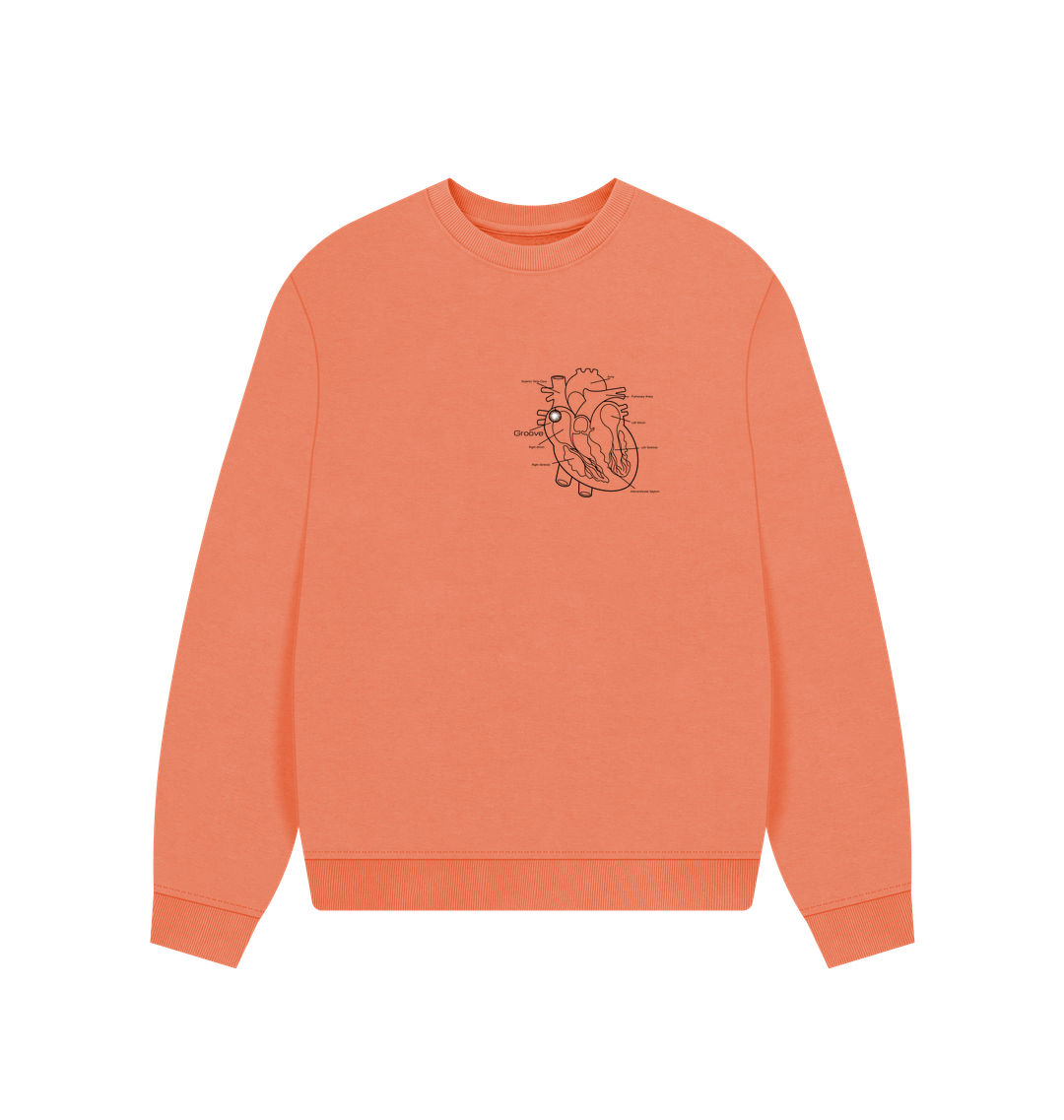 Apricot Printed Sweater