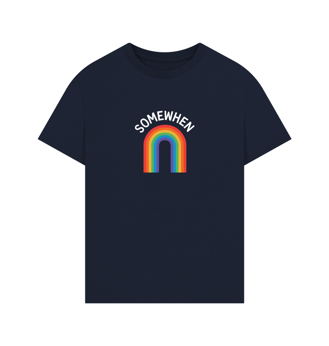Navy Printed T-shirt