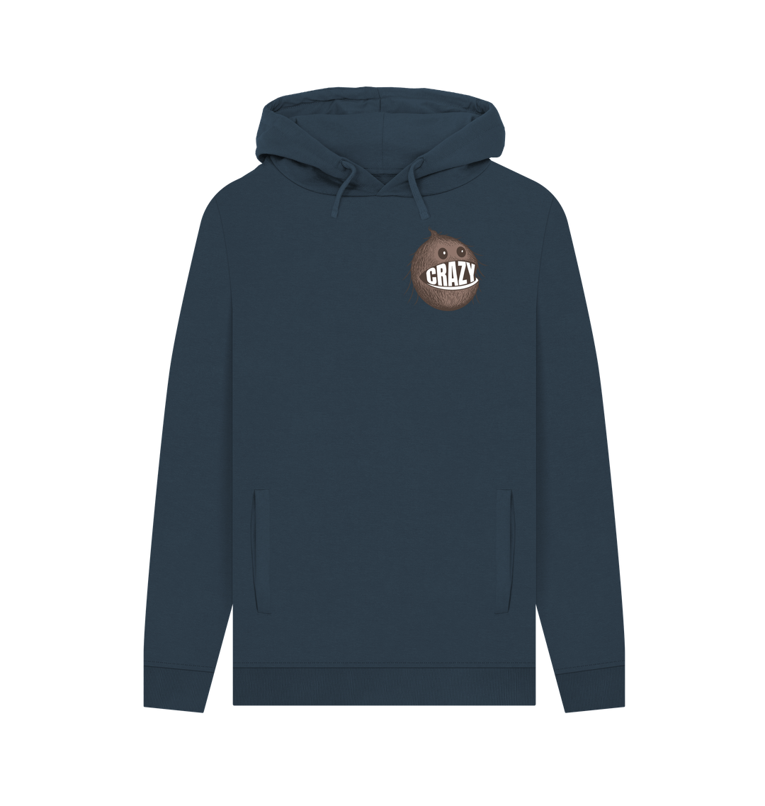 Navy Printed Hoody