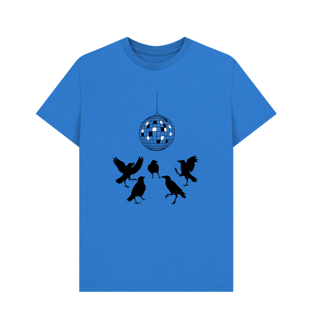 Bright Blue Printed T-shirt