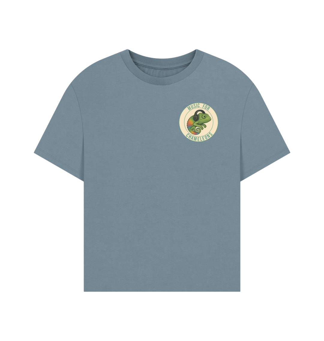 Stone Blue Printed T-shirt