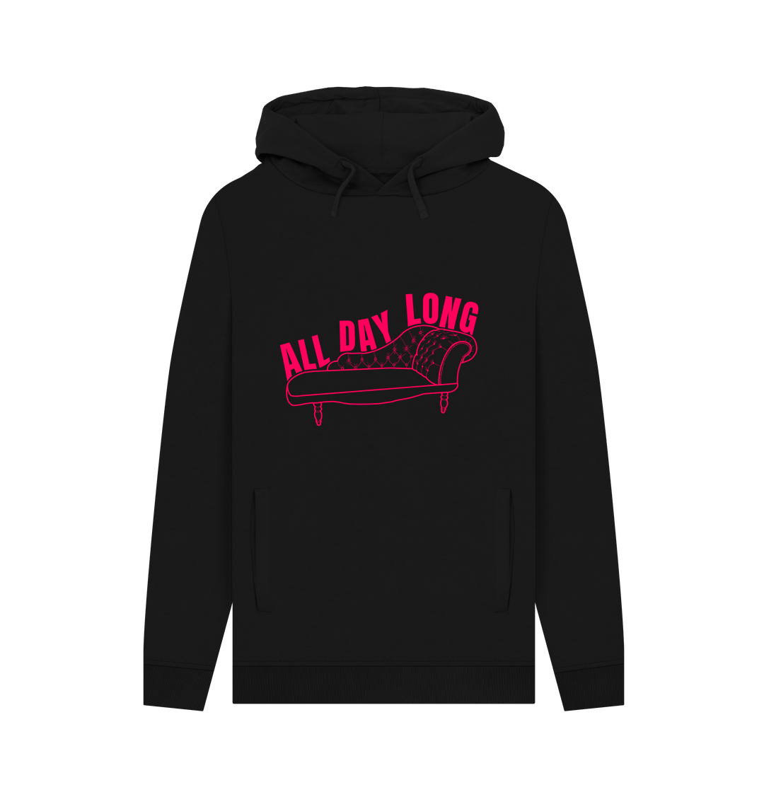 Black Printed Hoody