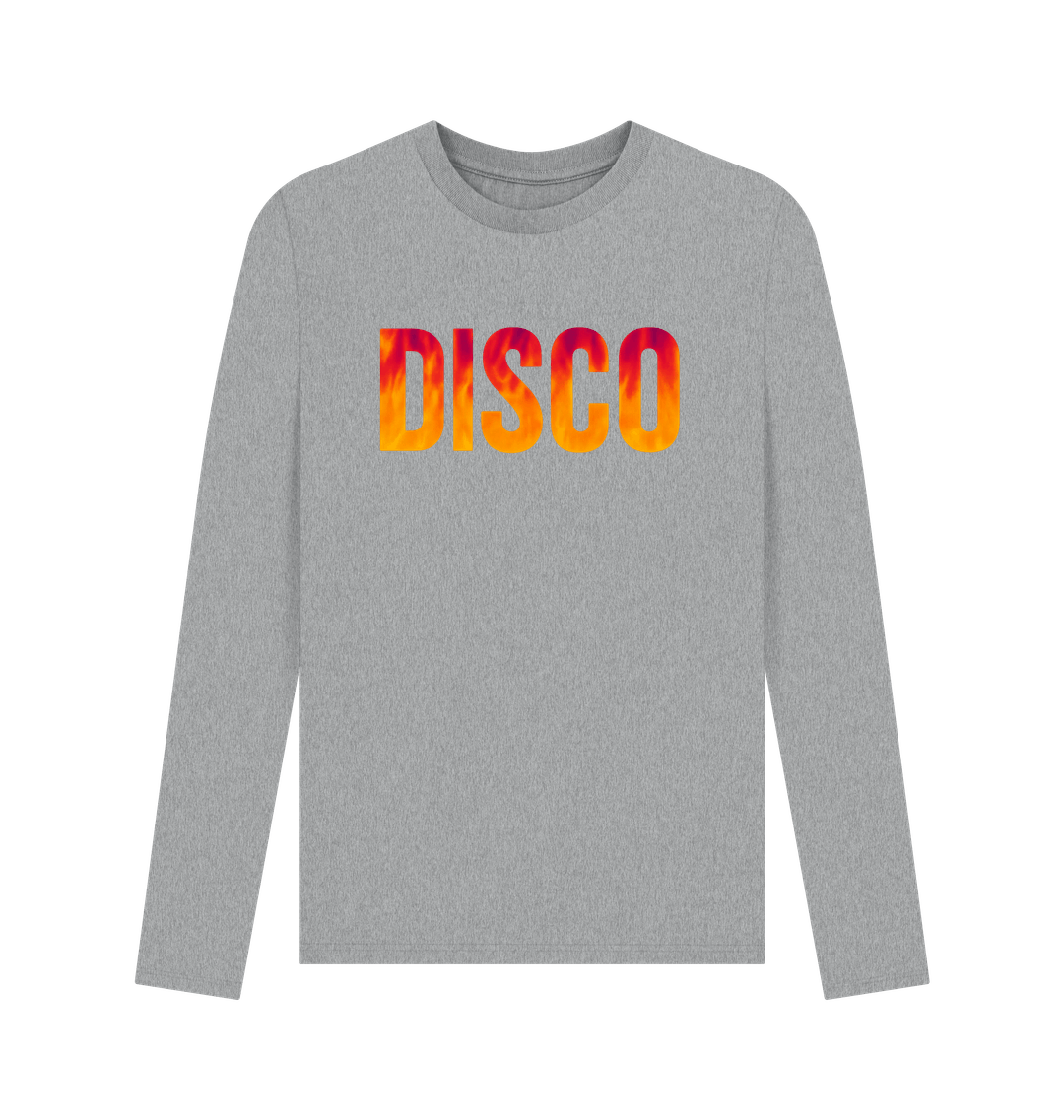 Athletic Grey Printed Long Sleeve T Shirt