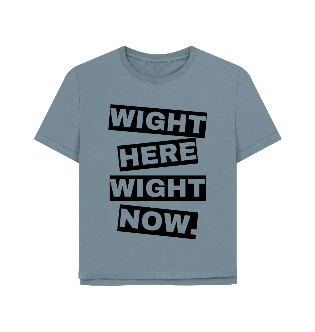 Stone Blue Printed T-shirt
