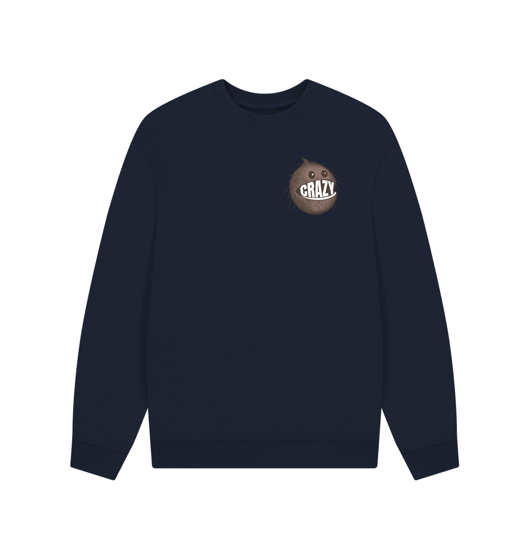 Navy Blue Printed Sweater