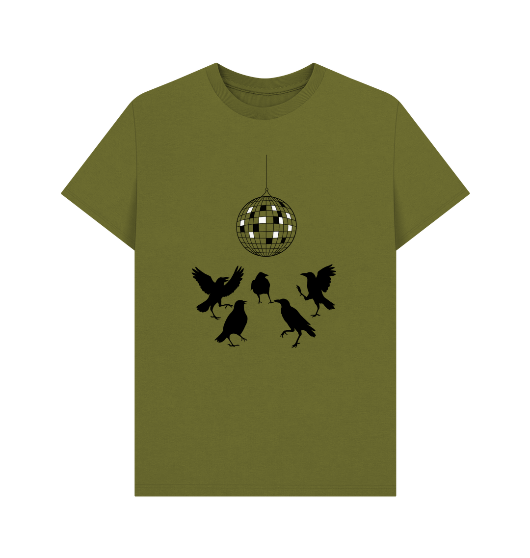 Moss Green Printed T-shirt