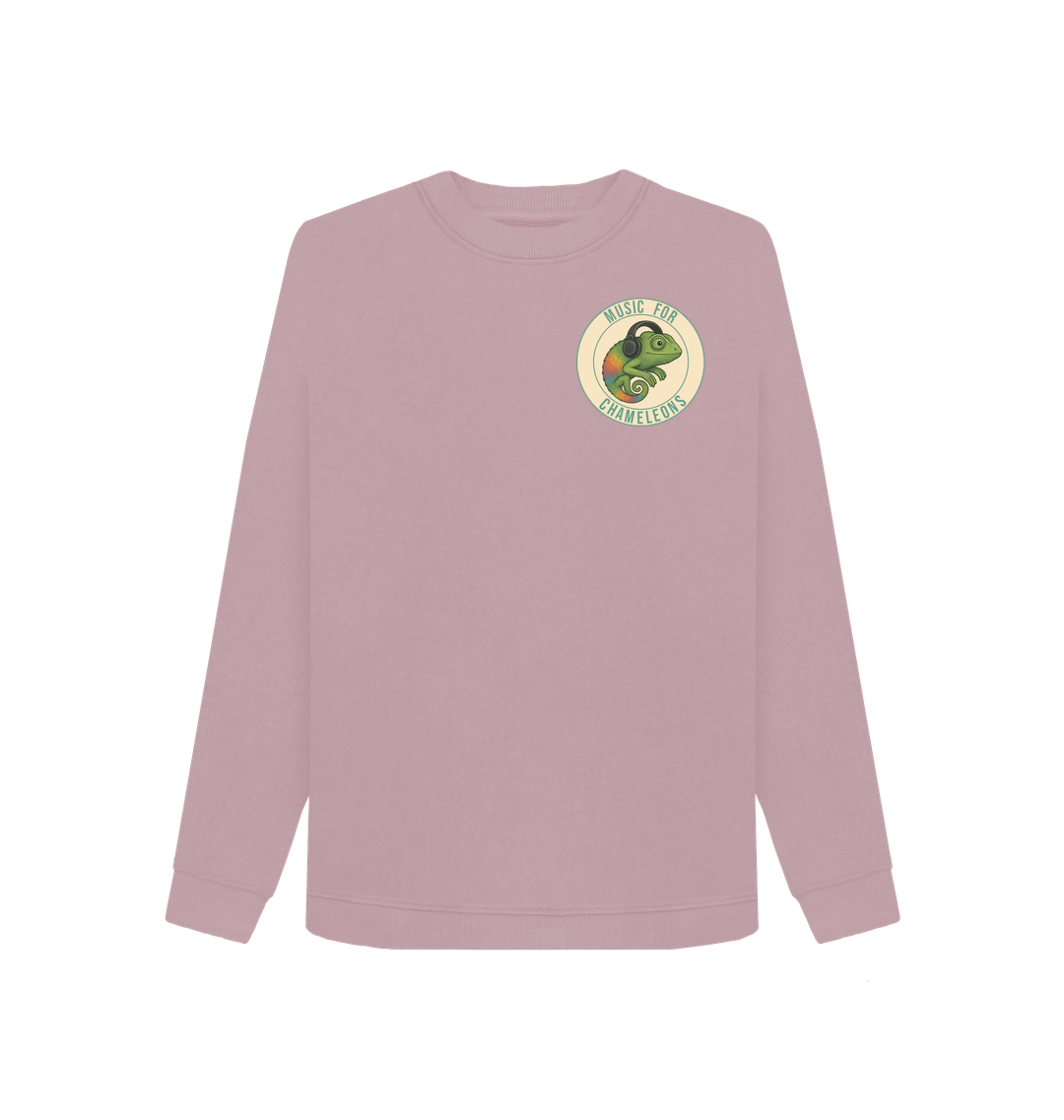 Mauve Printed Sweater